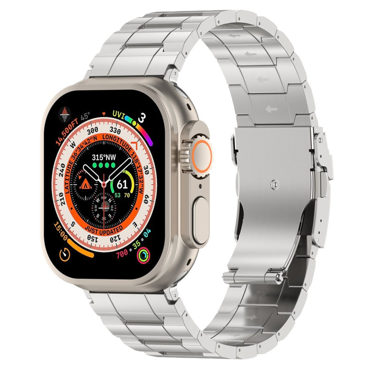 Apple Watch Series 41mm / 40mm / 38mm Titanium Steel Bracelet Straps - Silver#serie_4