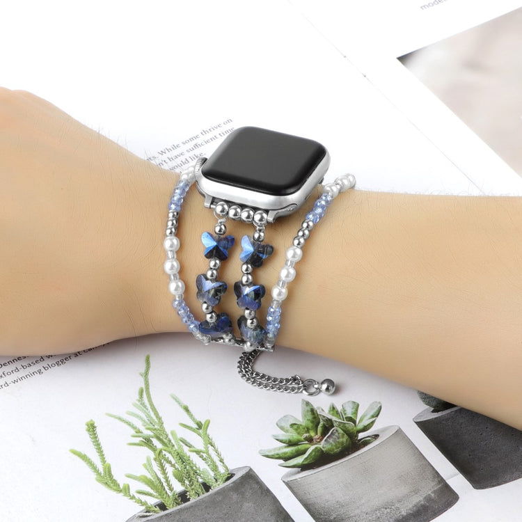 Eminent Metal Og Sten Universal Rem passer til Apple Smartwatch - Blå#serie_3