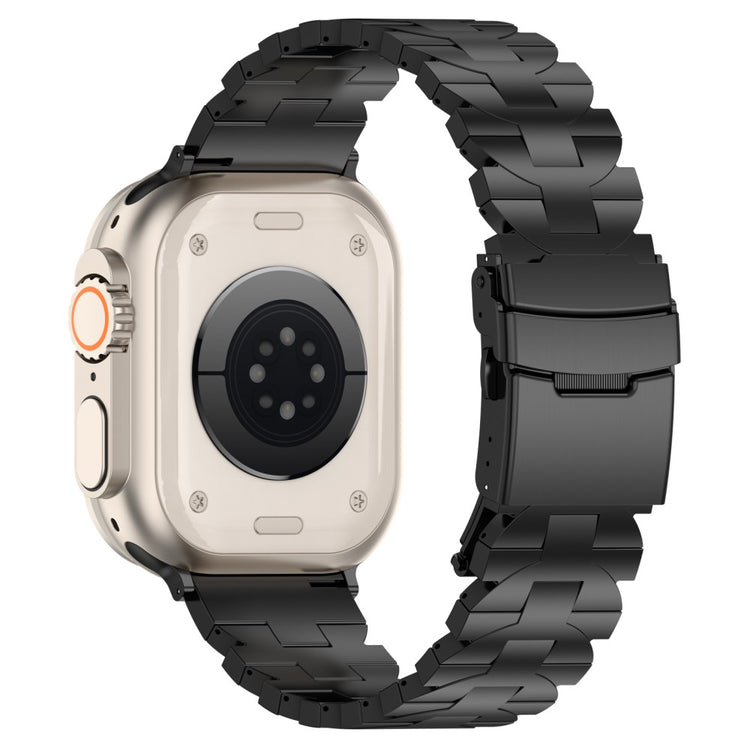 Fint Metal Universal Rem passer til Apple Smartwatch - Sort#serie_2
