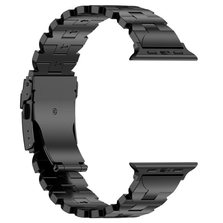 Fint Metal Universal Rem passer til Apple Smartwatch - Sort#serie_2