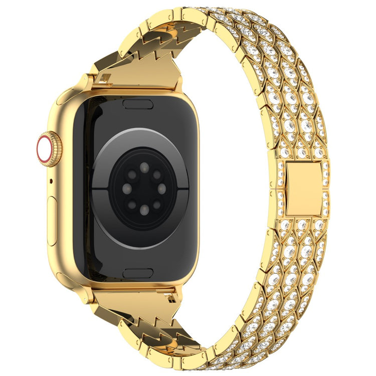 Meget Komfortabel Rhinsten Universal Rem passer til Apple Smartwatch - Guld#serie_2