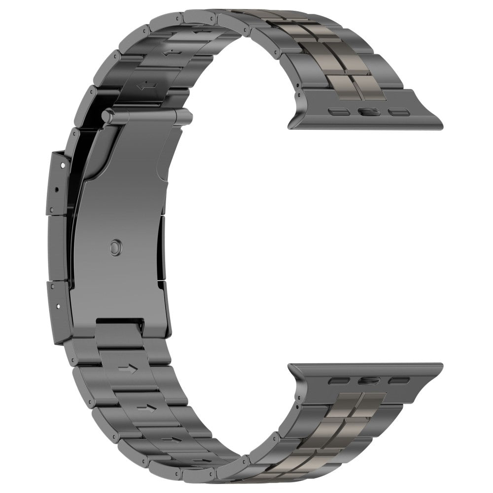 Mega Sejt Metal Universal Rem passer til Apple Smartwatch - Sølv#serie_2