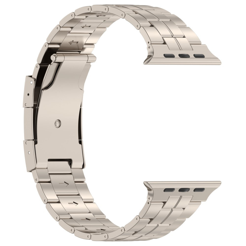 Mega Sejt Metal Universal Rem passer til Apple Smartwatch - Hvid#serie_3