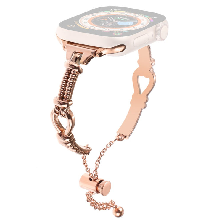 Helt Vildt Pænt Metal Universal Rem passer til Apple Smartwatch - Pink#serie_3