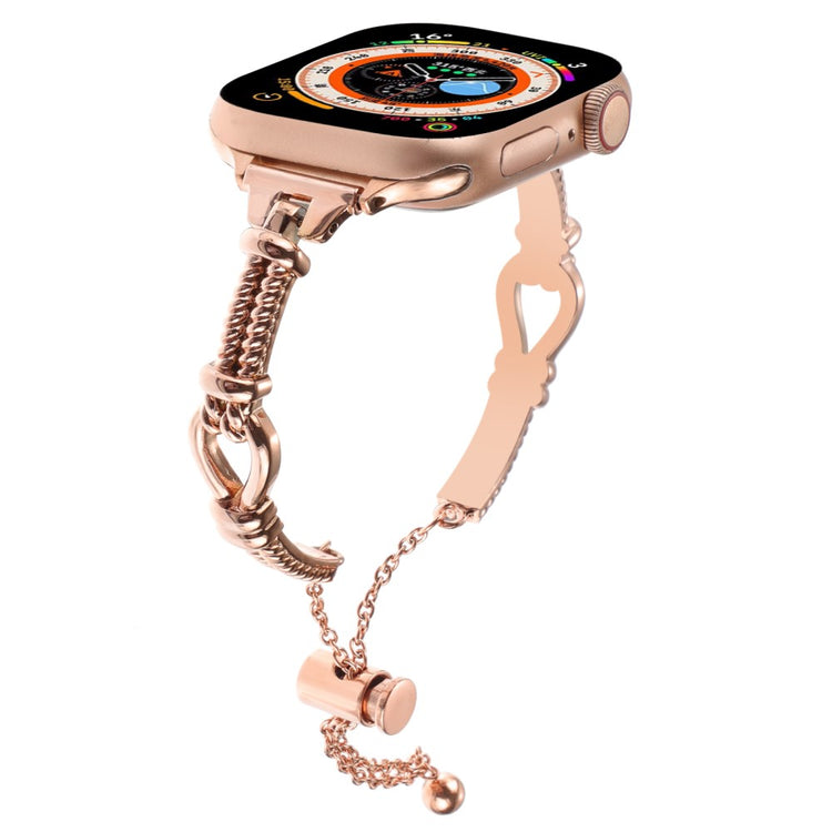Helt Vildt Pænt Metal Universal Rem passer til Apple Smartwatch - Pink#serie_3