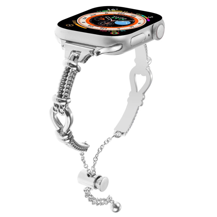 Helt Vildt Pænt Metal Universal Rem passer til Apple Smartwatch - Sølv#serie_5
