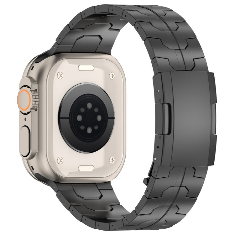 Tidsløst Metal Universal Rem passer til Apple Smartwatch - Sort#serie_2