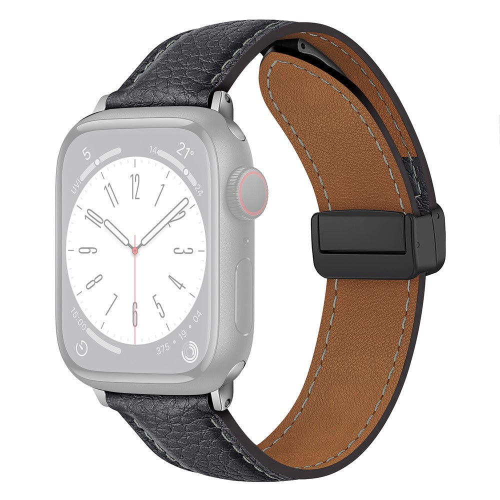 Vildt Godt Kunstlæder Universal Rem passer til Apple Smartwatch - Sølv#serie_1