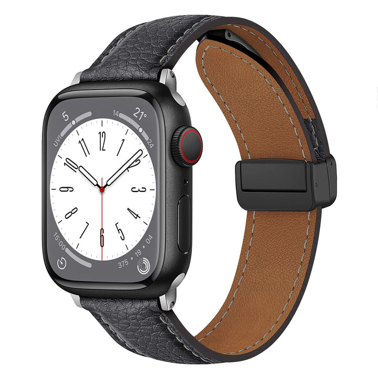 Vildt Godt Kunstlæder Universal Rem passer til Apple Smartwatch - Sølv#serie_1