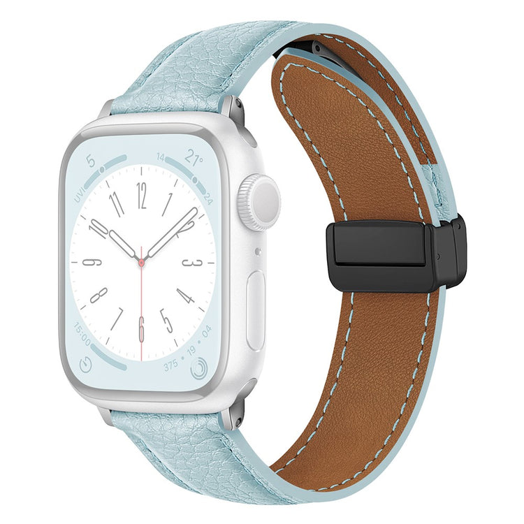 Vildt Godt Kunstlæder Universal Rem passer til Apple Smartwatch - Blå#serie_11