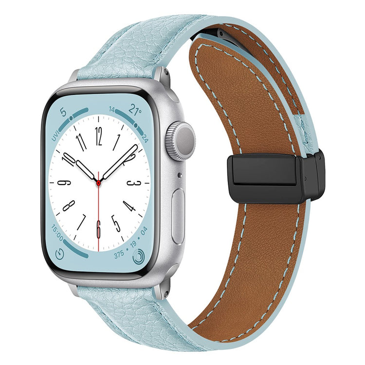 Vildt Godt Kunstlæder Universal Rem passer til Apple Smartwatch - Blå#serie_11