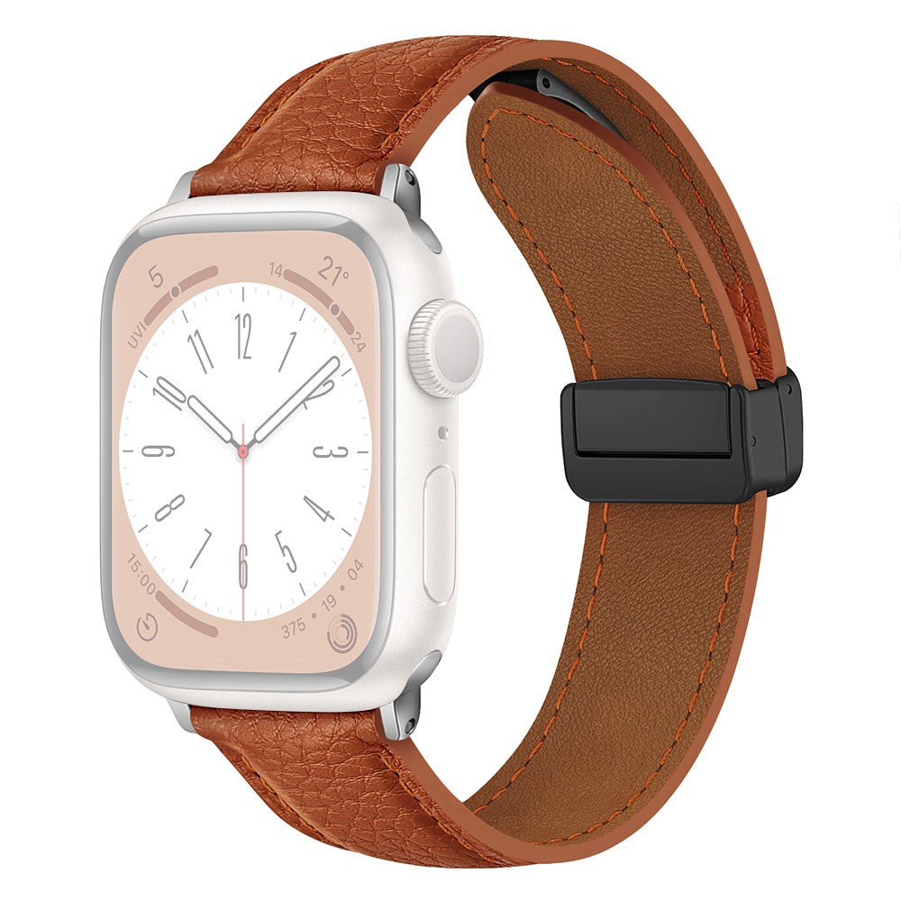 Vildt Godt Kunstlæder Universal Rem passer til Apple Smartwatch - Brun#serie_12