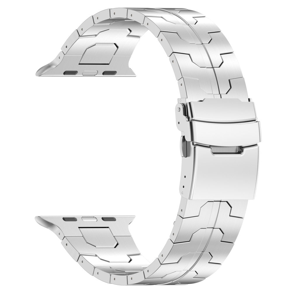 Mega Holdbart Metal Universal Rem passer til Apple Smartwatch - Sølv#serie_1