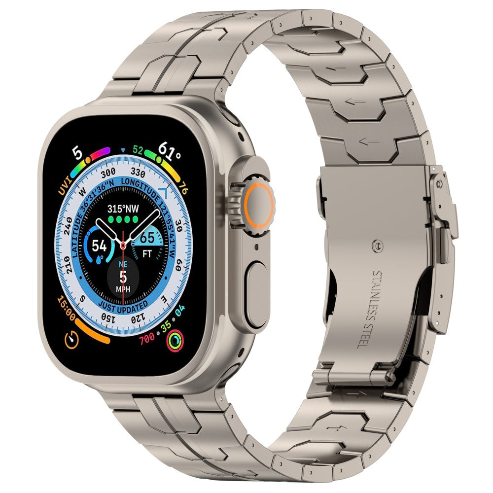 Mega Holdbart Metal Universal Rem passer til Apple Smartwatch - Sølv#serie_3