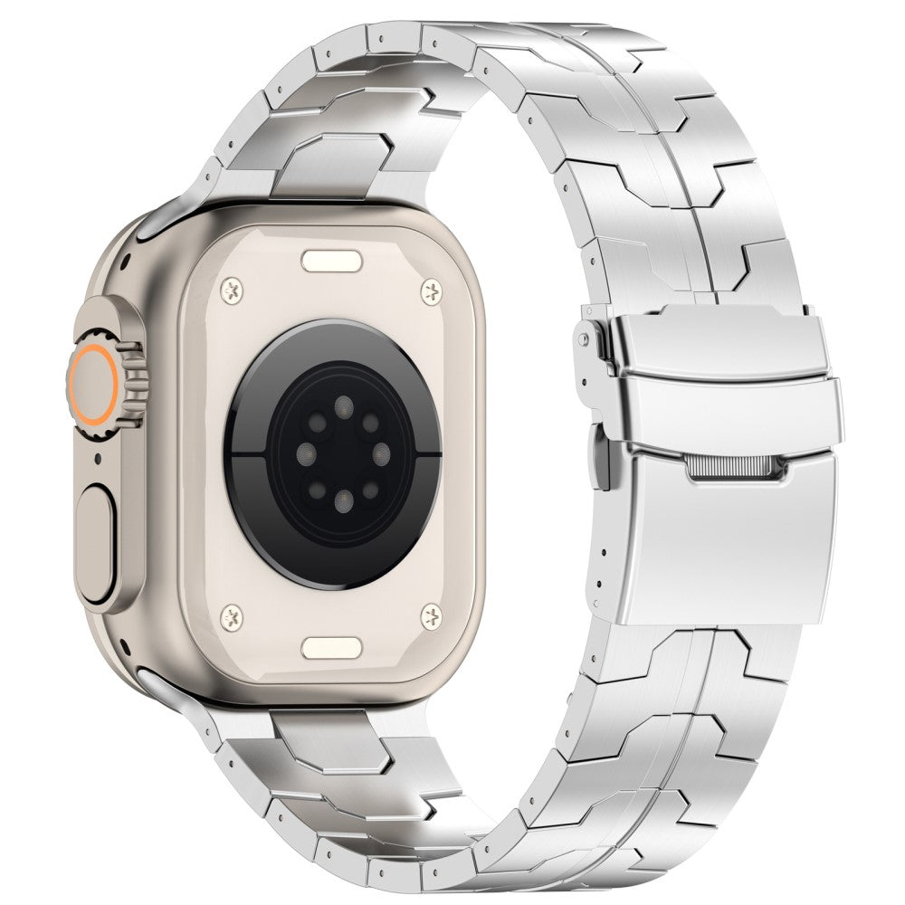 Vildt Nydelig Metal Universal Rem passer til Apple Smartwatch - Sølv#serie_1