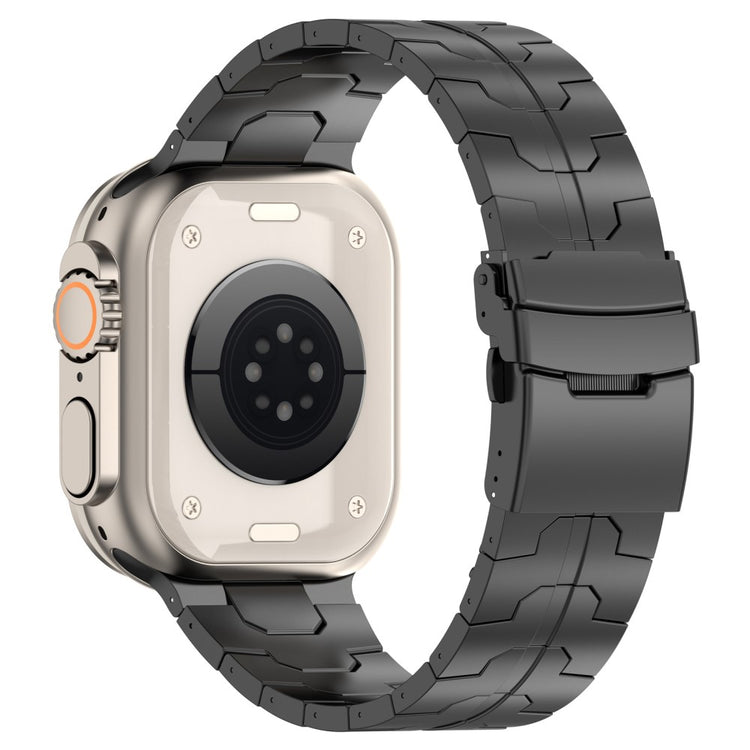 Vildt Nydelig Metal Universal Rem passer til Apple Smartwatch - Sort#serie_2