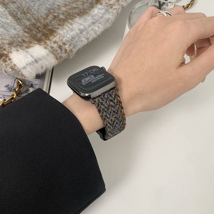 Holdbart Filt Universal Rem passer til Apple Smartwatch - Blå#serie_3