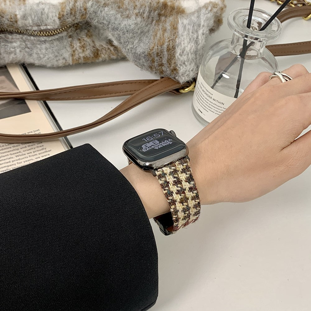 Holdbart Filt Universal Rem passer til Apple Smartwatch - Sort#serie_4