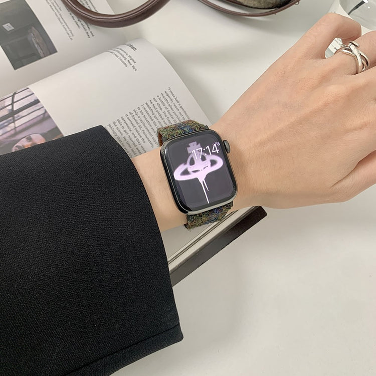 Helt Vildt Flot Filt Universal Rem passer til Apple Smartwatch - Flerfarvet#serie_2