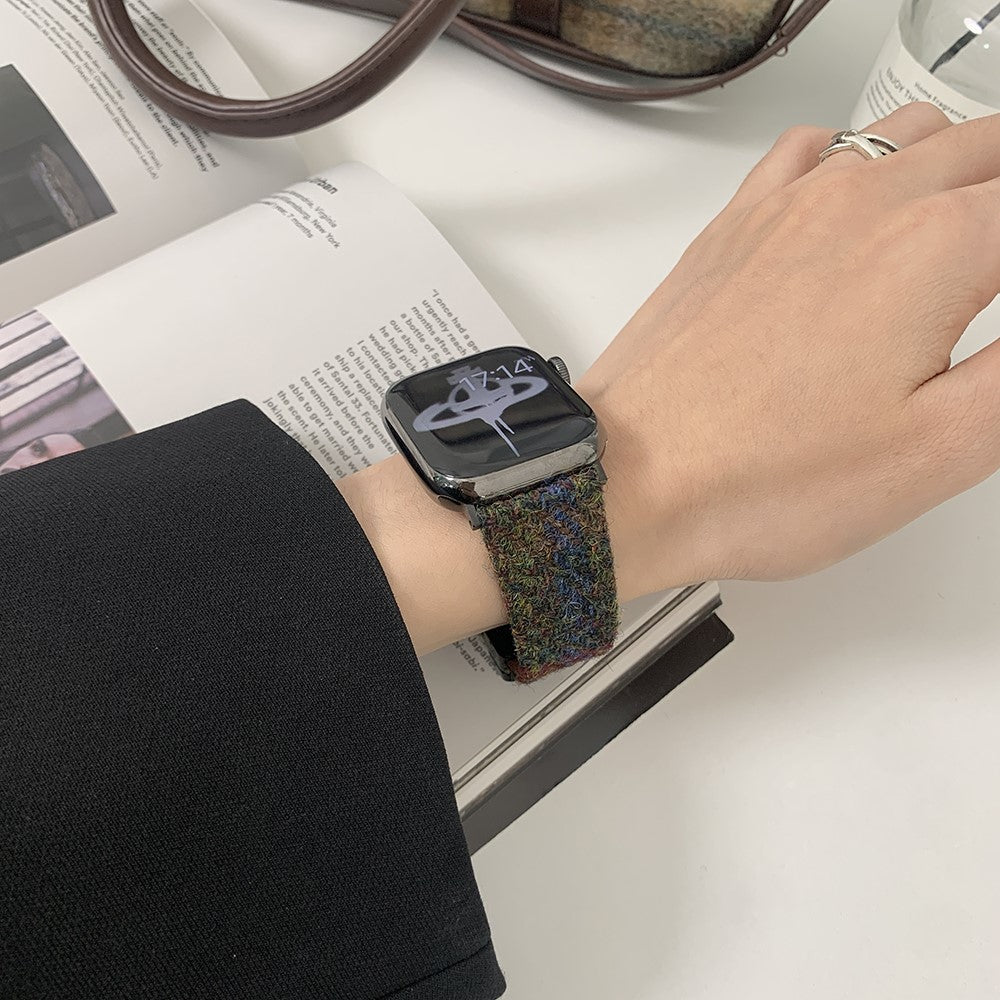 Helt Vildt Flot Filt Universal Rem passer til Apple Smartwatch - Flerfarvet#serie_2