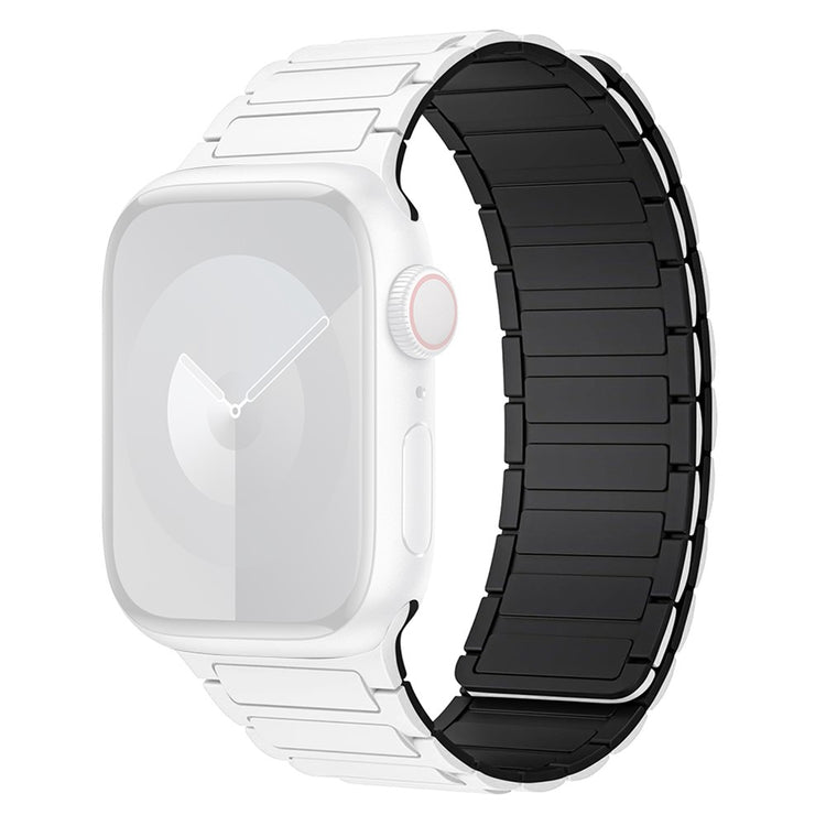 Helt Vildt Skøn Silikone Universal Rem passer til Apple Smartwatch - Hvid#serie_2