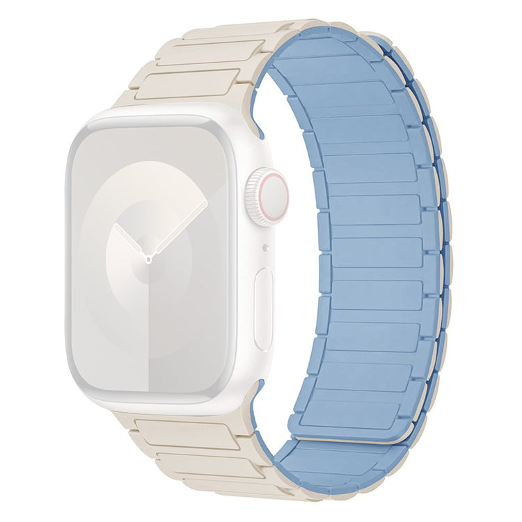 Helt Vildt Skøn Silikone Universal Rem passer til Apple Smartwatch - Blå#serie_3