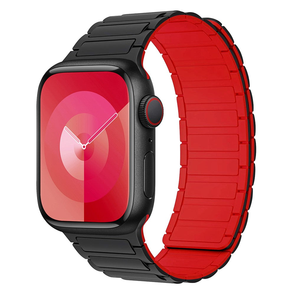 Helt Vildt Skøn Silikone Universal Rem passer til Apple Smartwatch - Rød#serie_5