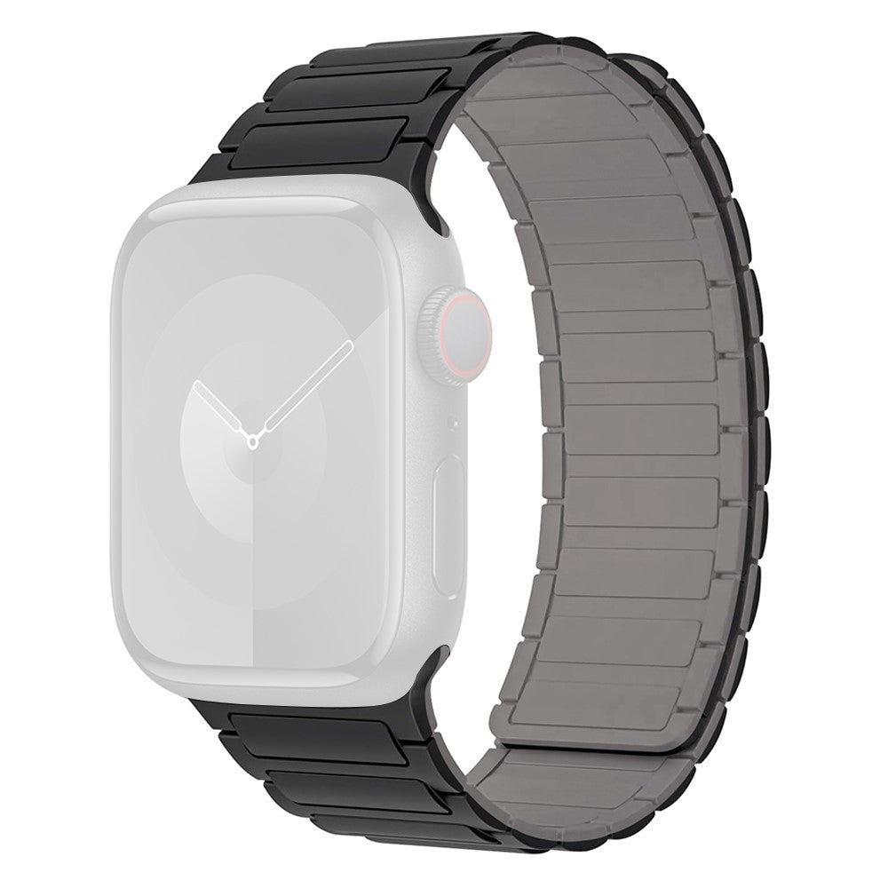 Helt Vildt Skøn Silikone Universal Rem passer til Apple Smartwatch - Sølv#serie_6