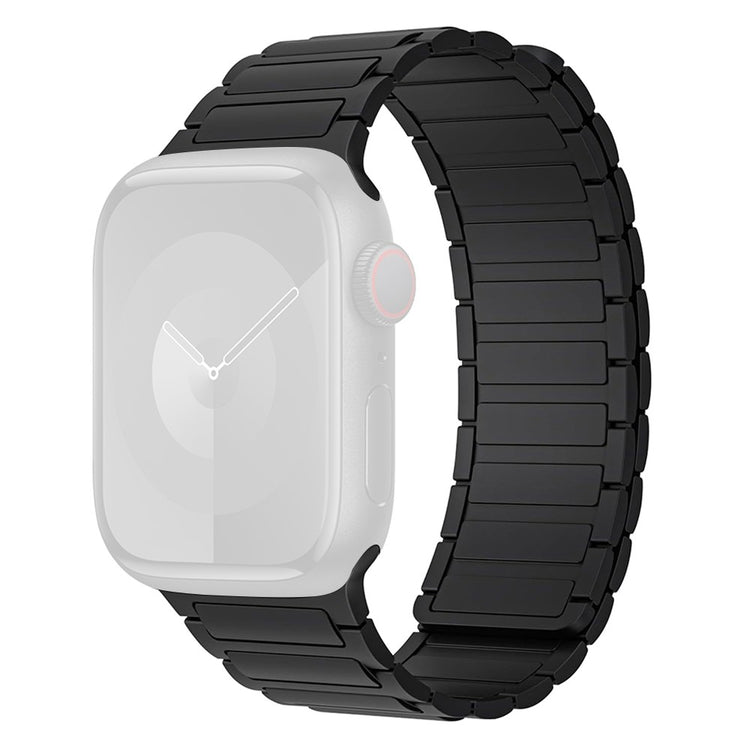 Helt Vildt Skøn Silikone Universal Rem passer til Apple Smartwatch - Sort#serie_8