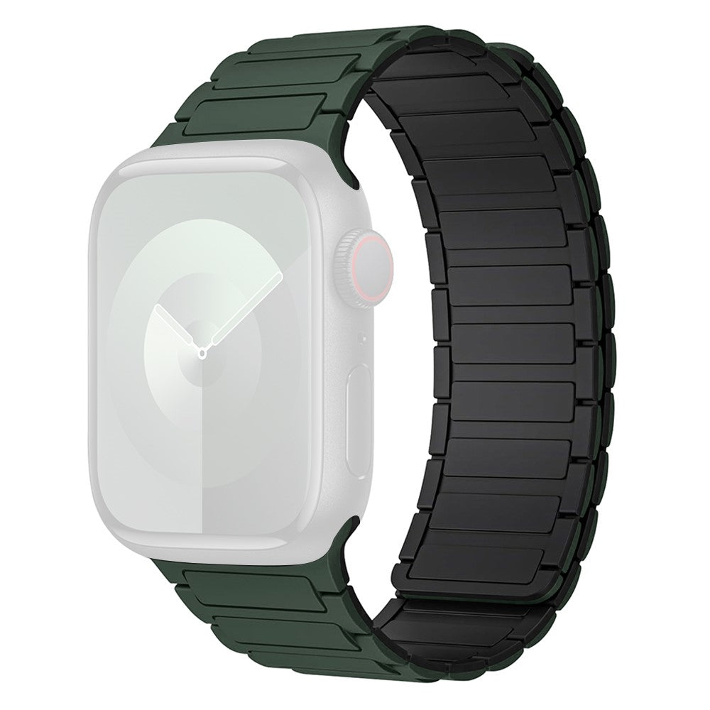 Helt Vildt Skøn Silikone Universal Rem passer til Apple Smartwatch - Grøn#serie_10