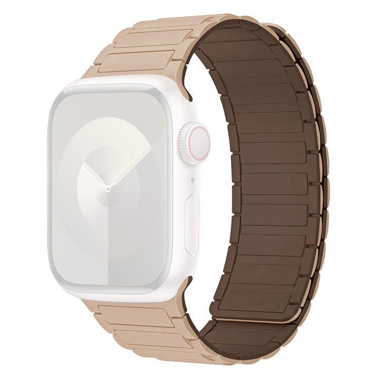 Helt Vildt Skøn Silikone Universal Rem passer til Apple Smartwatch - Brun#serie_11