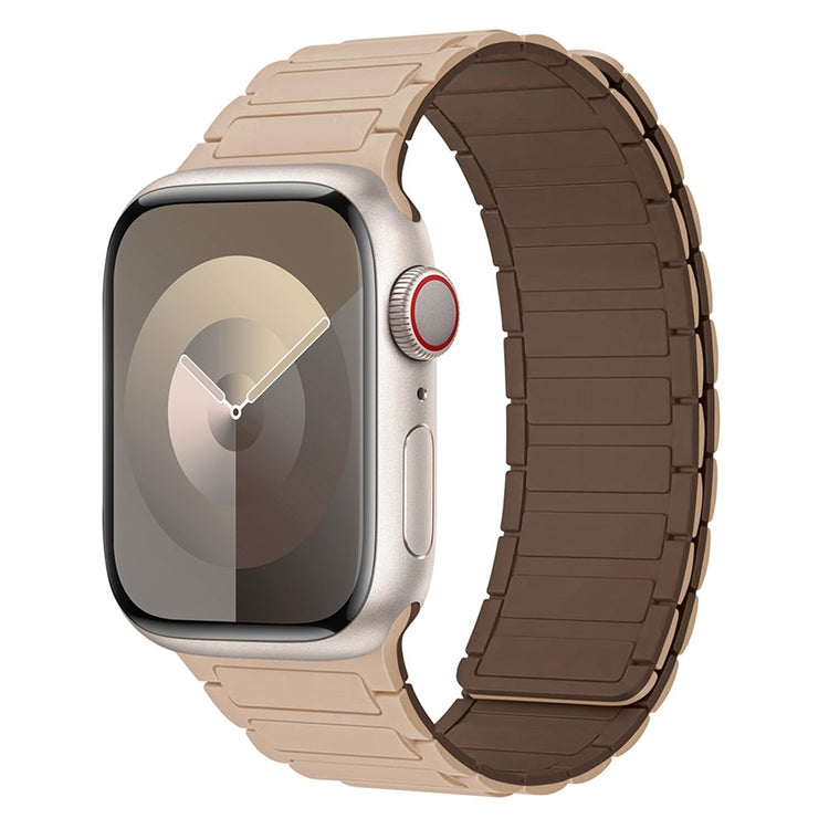 Helt Vildt Skøn Silikone Universal Rem passer til Apple Smartwatch - Brun#serie_11