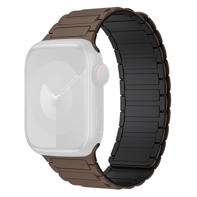 Helt Vildt Skøn Silikone Universal Rem passer til Apple Smartwatch - Brun#serie_13
