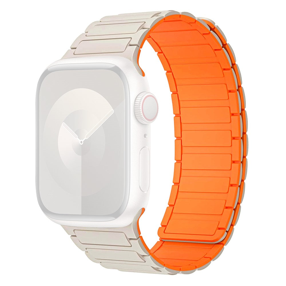 Helt Vildt Skøn Silikone Universal Rem passer til Apple Smartwatch - Orange#serie_15