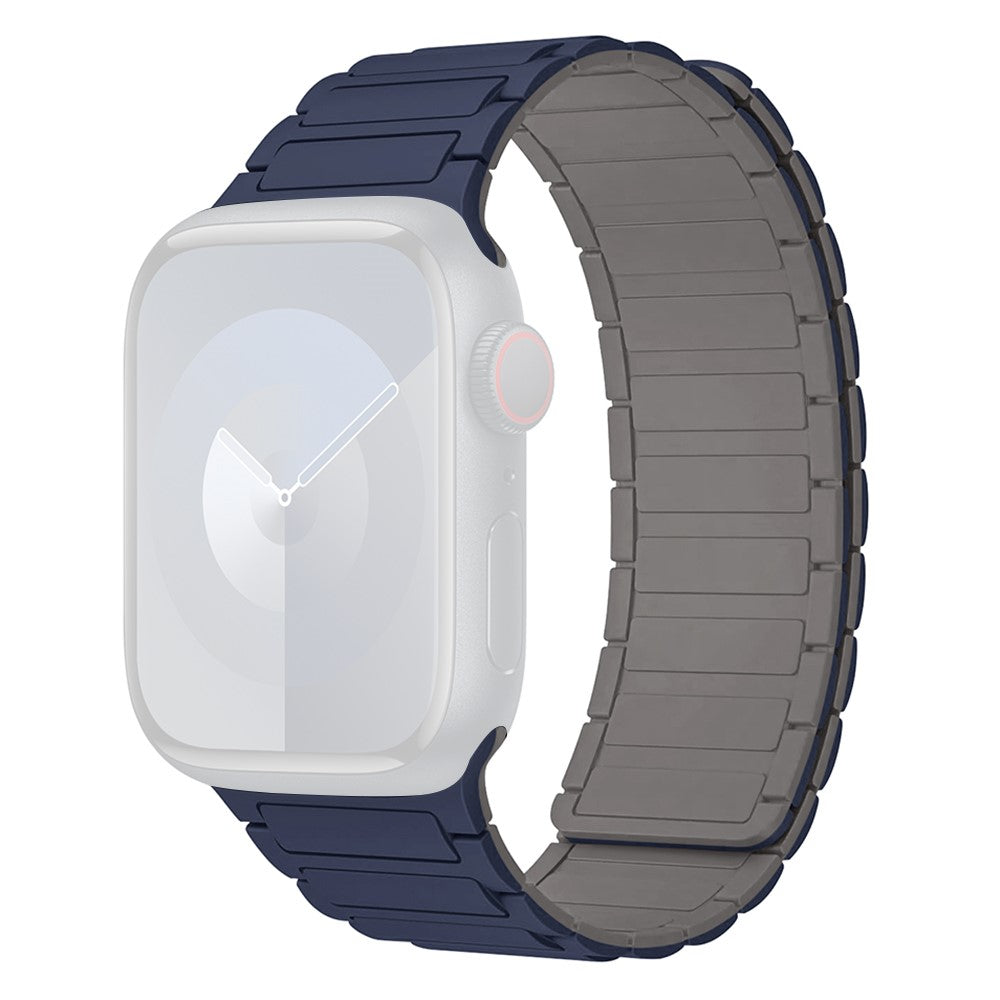 Vildt Smuk Silikone Universal Rem passer til Apple Smartwatch - Blå#serie_1