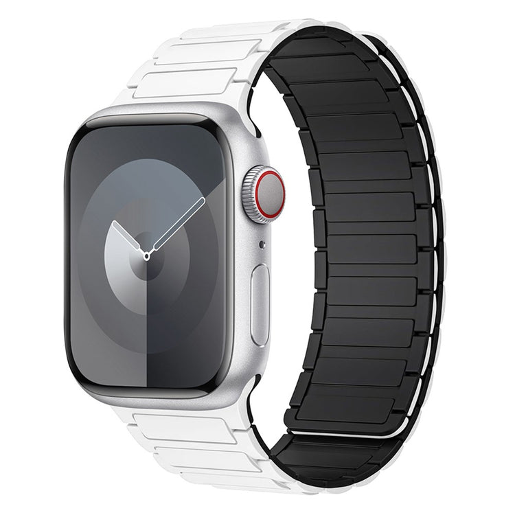 Vildt Smuk Silikone Universal Rem passer til Apple Smartwatch - Hvid#serie_2