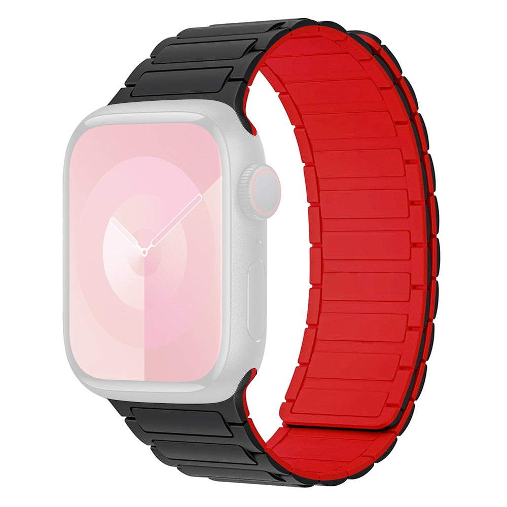 Vildt Smuk Silikone Universal Rem passer til Apple Smartwatch - Rød#serie_5