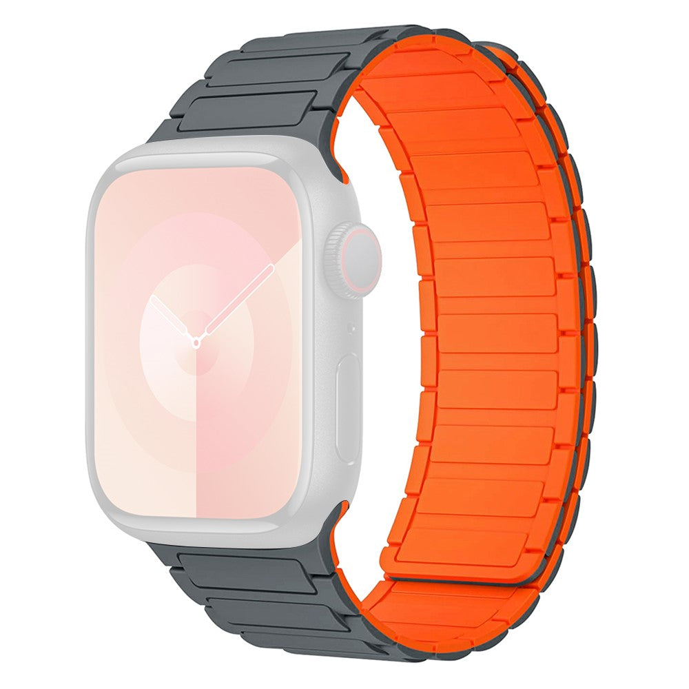 Vildt Smuk Silikone Universal Rem passer til Apple Smartwatch - Orange#serie_9