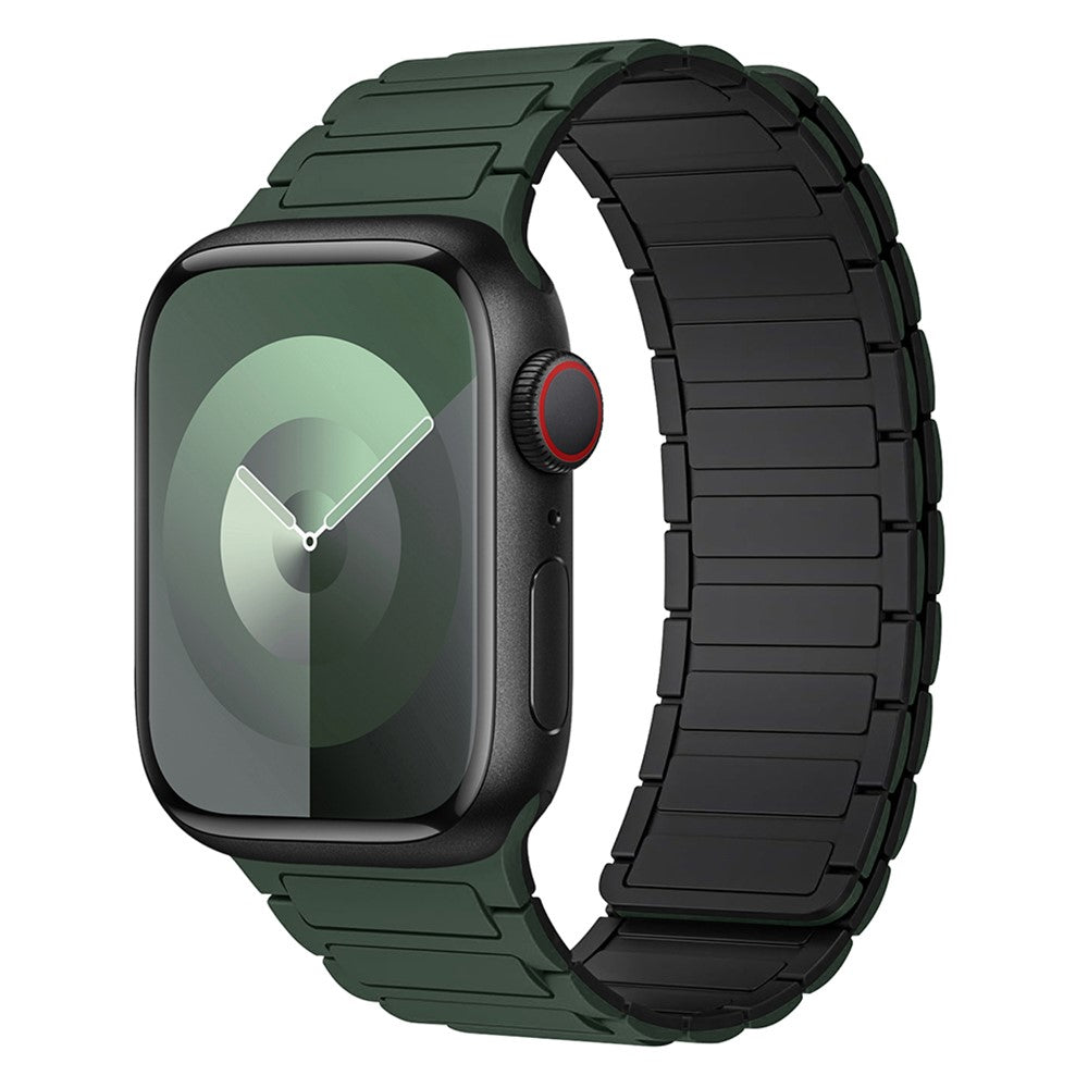 Vildt Smuk Silikone Universal Rem passer til Apple Smartwatch - Grøn#serie_10