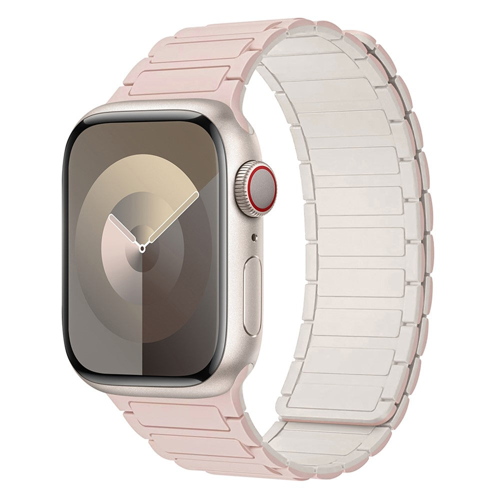 Vildt Smuk Silikone Universal Rem passer til Apple Smartwatch - Pink#serie_12