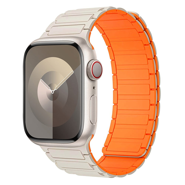 Vildt Smuk Silikone Universal Rem passer til Apple Smartwatch - Orange#serie_15