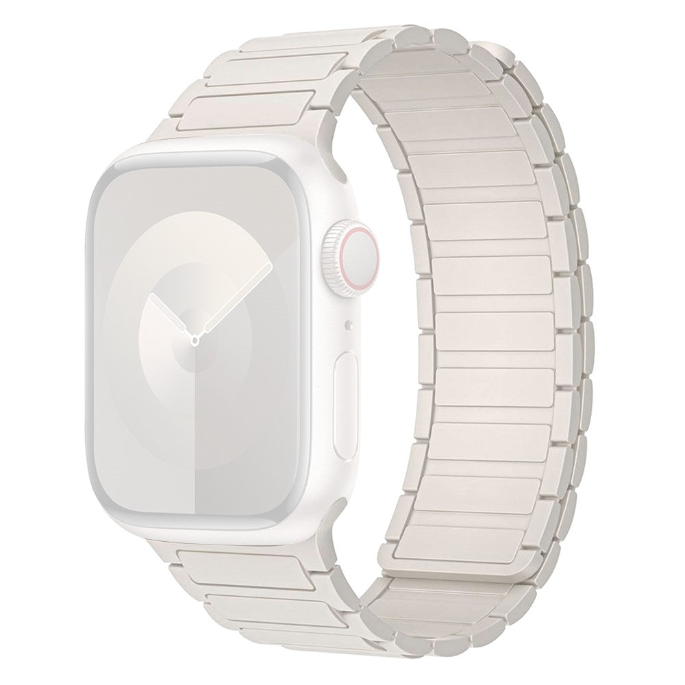 Vildt Smuk Silikone Universal Rem passer til Apple Smartwatch - Hvid#serie_16