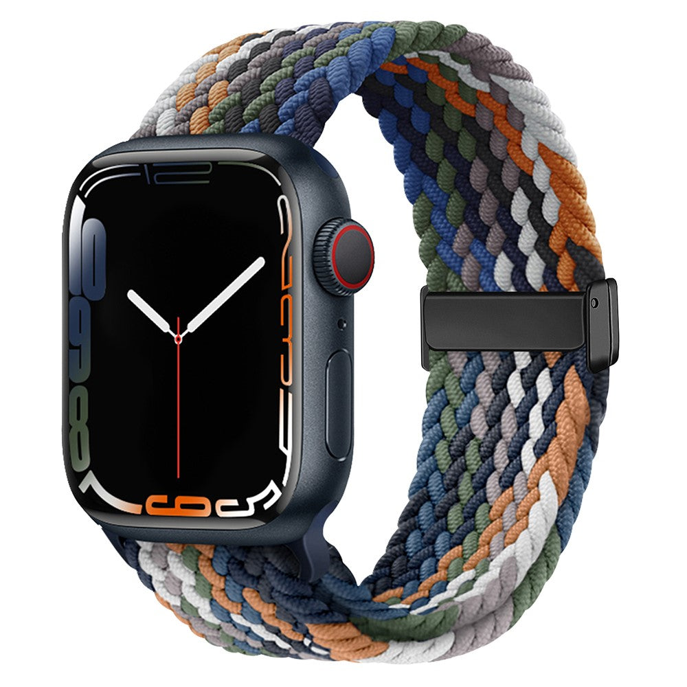 Mega Elegant Nylon Universal Rem passer til Apple Smartwatch - Flerfarvet#serie_9