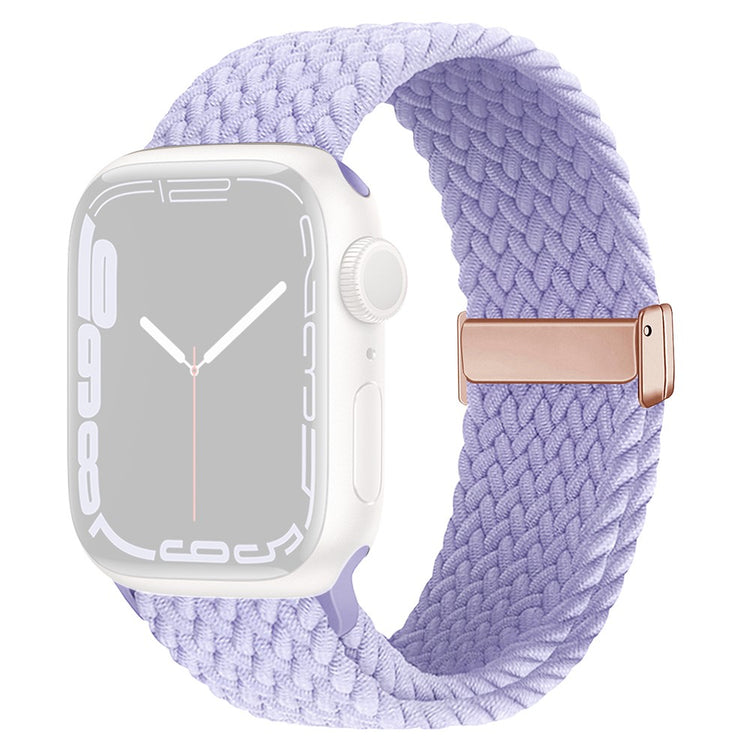 Mega Elegant Nylon Universal Rem passer til Apple Smartwatch - Lilla#serie_11