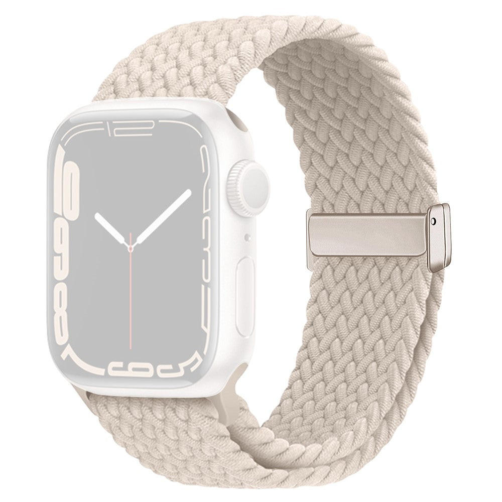 Mega Elegant Nylon Universal Rem passer til Apple Smartwatch - Hvid#serie_14