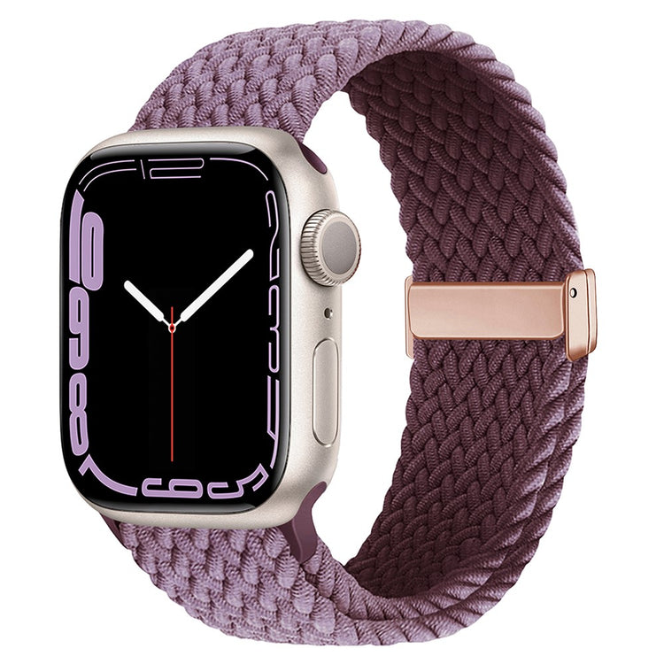 Mega Elegant Nylon Universal Rem passer til Apple Smartwatch - Lilla#serie_15