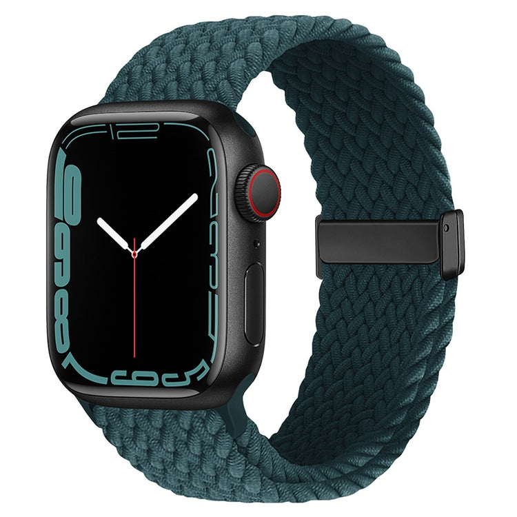 Mega Elegant Nylon Universal Rem passer til Apple Smartwatch - Grøn#serie_17