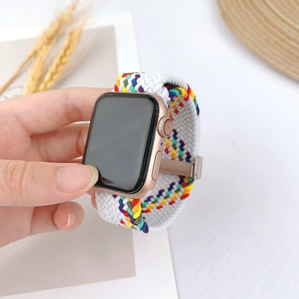Meget Fed Nylon Universal Rem passer til Apple Smartwatch - Flerfarvet#serie_2