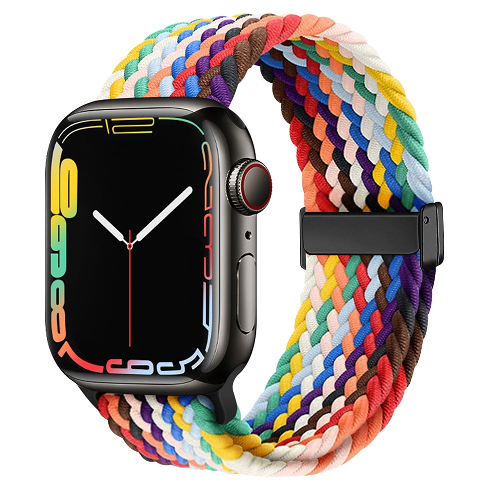 Meget Fed Nylon Universal Rem passer til Apple Smartwatch - Flerfarvet#serie_3