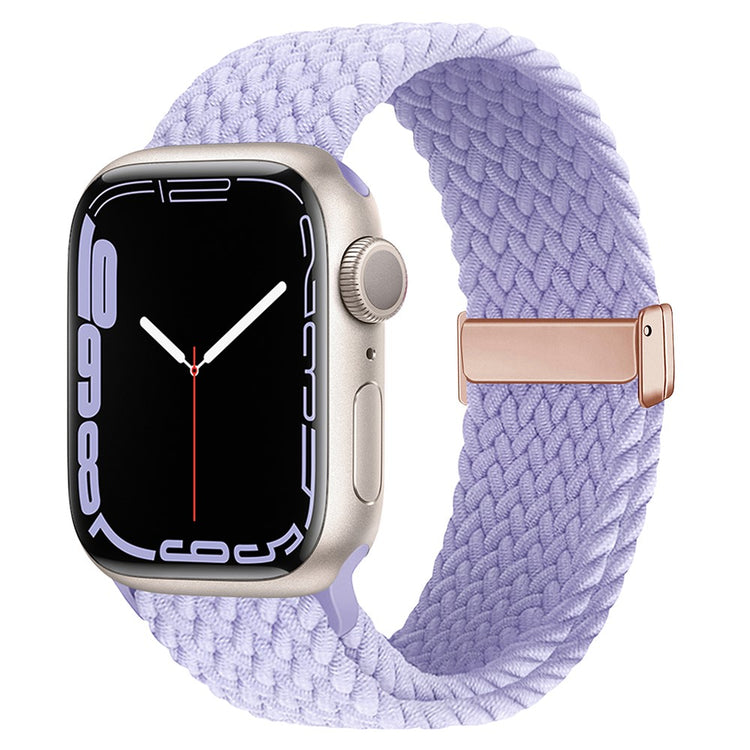 Meget Fed Nylon Universal Rem passer til Apple Smartwatch - Lilla#serie_11
